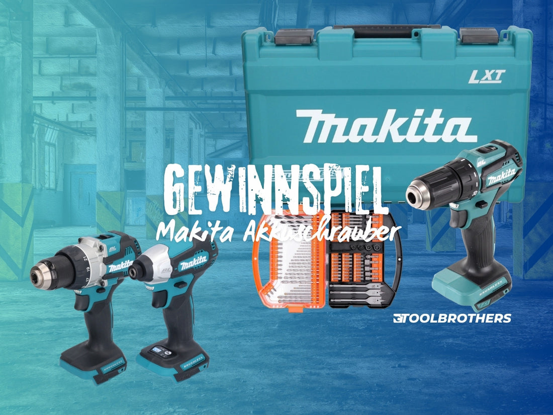 Gewinnspiel: 1x ausgewählter Makita Akku-Schrauber Deiner Wahl