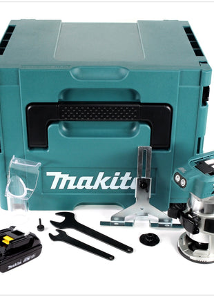 Makita DRT 50 Y1J Akku Multifunktionsfräse 18V Brushless + 1x Akku 1,5Ah + Makpac - ohne Ladegerät - Toolbrothers