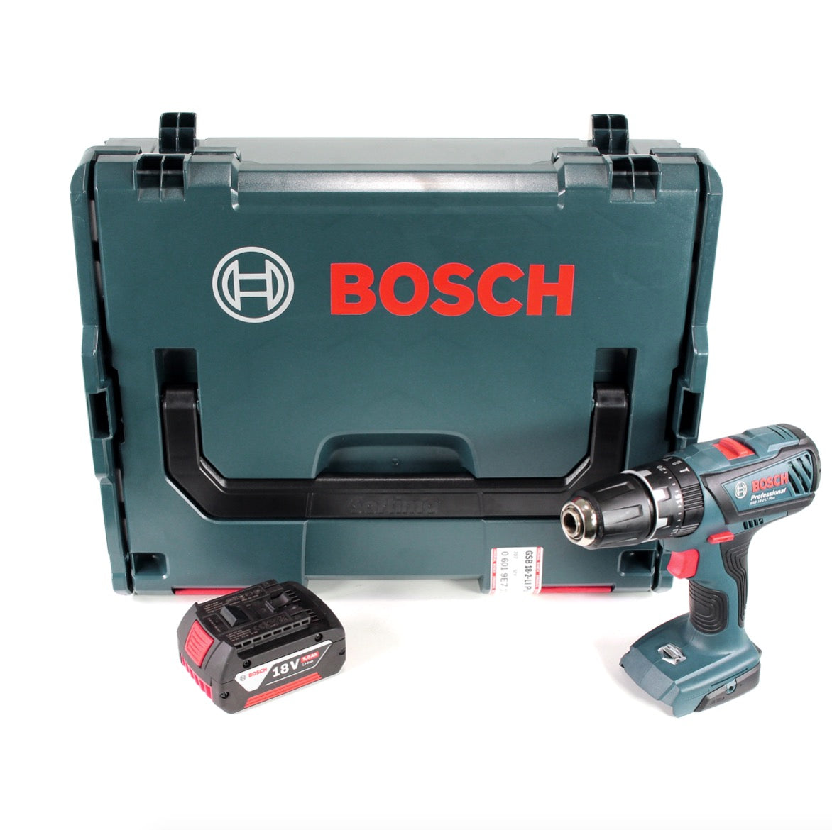 Bosch GSB 18-2-Li Plus Professional 18 V Akku Schlagbohrschrauber in L-Boxx mit 1x GBA 5,0 Ah Akku - ohne Ladegerät - Toolbrothers