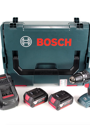 Bosch GSB 18-2-Li Plus Professional 18 V Akku Schlagbohrschrauber in L-Boxx mit 2x GBA 5,0 Ah Akku + Ladegerät - Toolbrothers