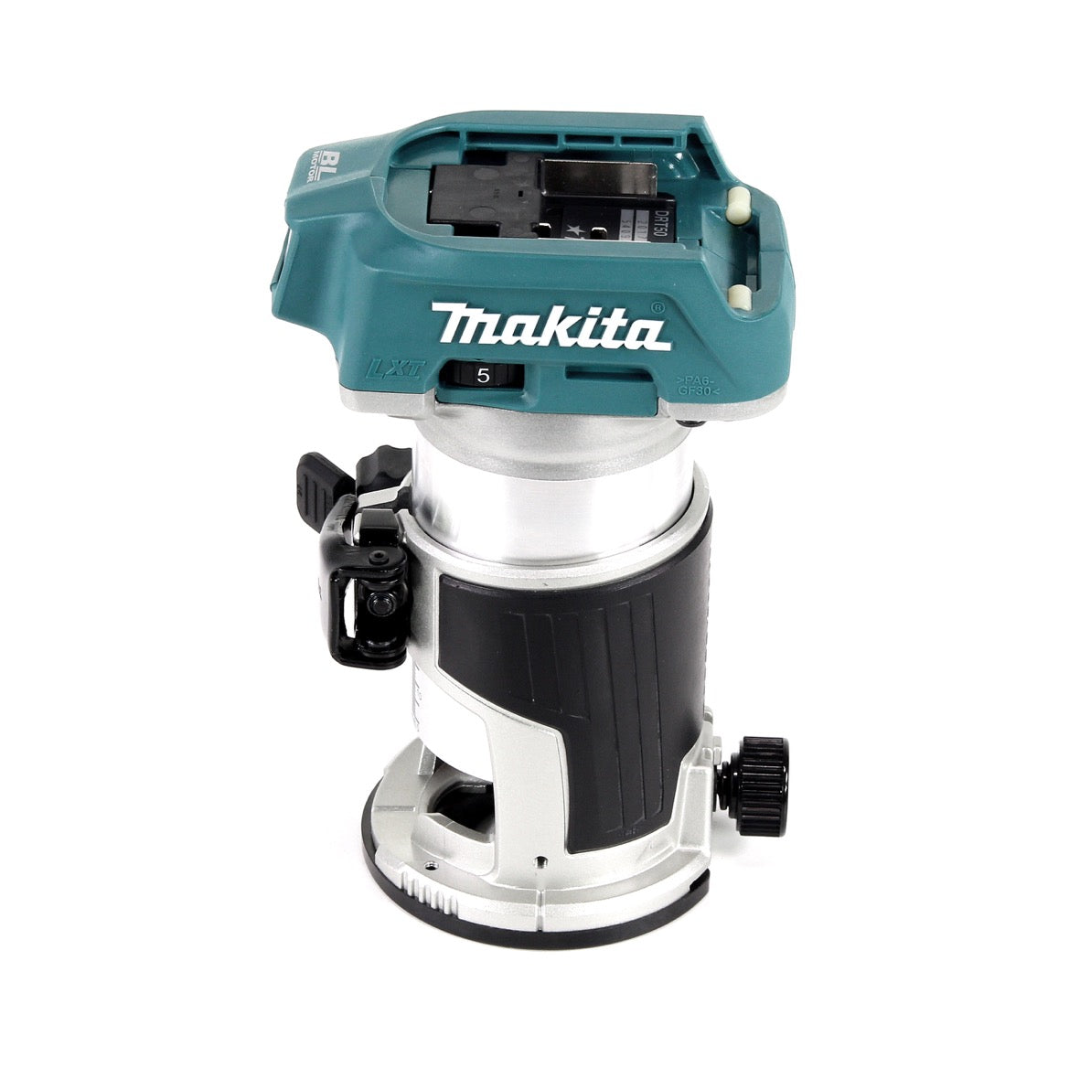 Makita DRT 50 RT1J Akku Multifunktionsfräse 18V Brushless + 1x Akku 5,0Ah + Ladegerät + Makpac - Toolbrothers