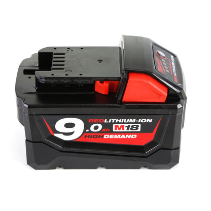 Milwaukee M18 B9 Akku 18 V / 9,0 Ah / 9000 mAh RED Li-Ion High Demand ( 4932451245 ) - Toolbrothers