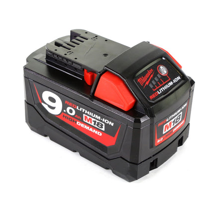 Milwaukee M18 B9 Akku 18 V / 9,0 Ah / 9000 mAh RED Li-Ion High Demand ( 4932451245 ) - Toolbrothers