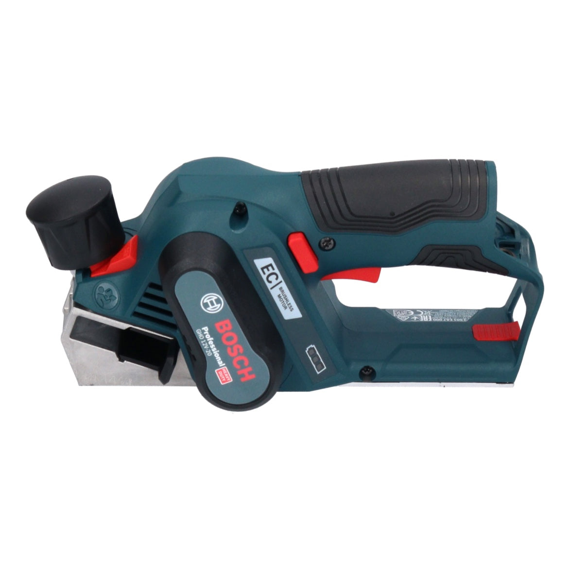 Bosch GHO 12V-20 Professional Akku Hobel 12 V Brushless ( 06015A7002 ) + L-Boxx - ohne Akku, ohne Ladegerät - Toolbrothers