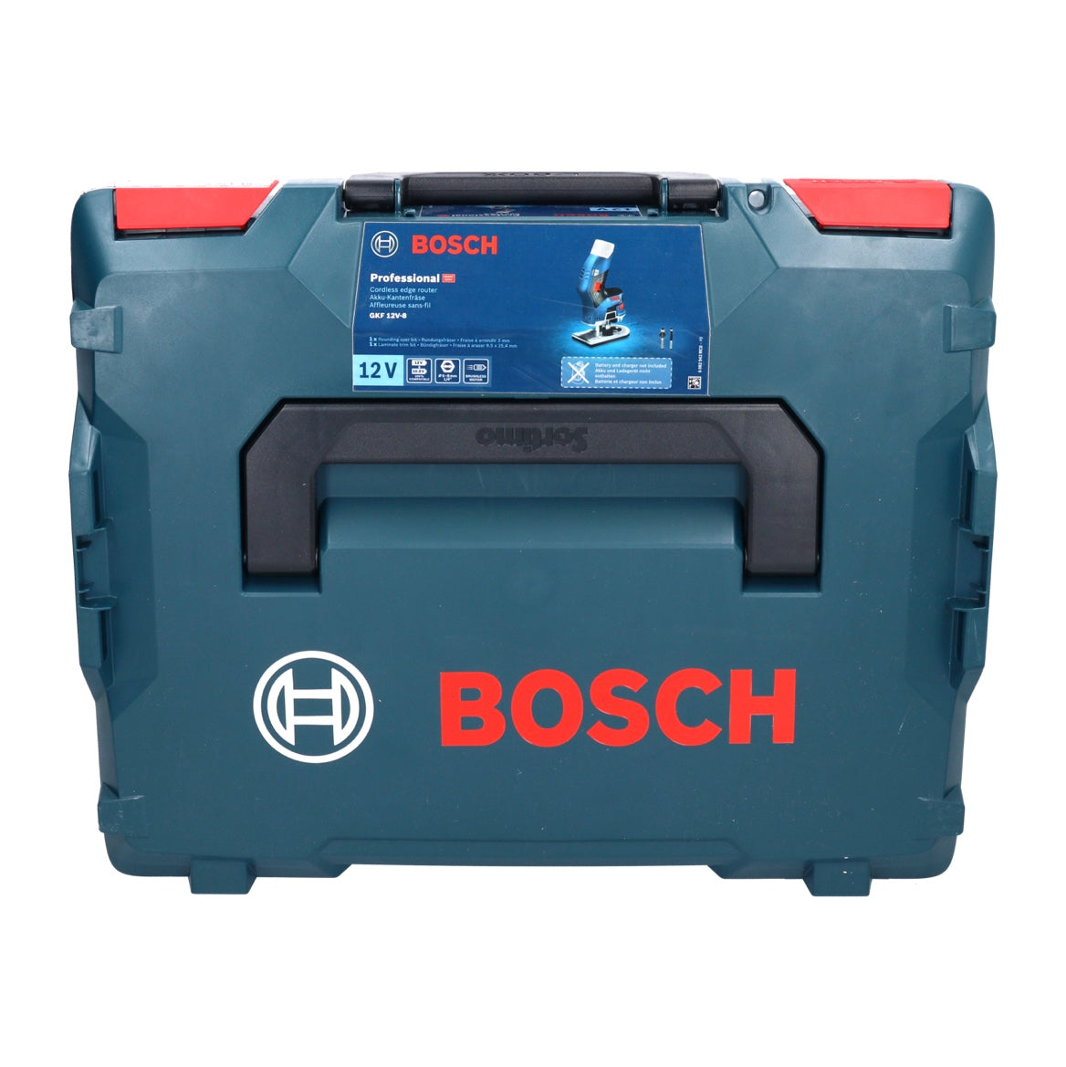 Bosch GKF 12V-8 Professional Akku Kantenfräse 12 V + 1x Akku 3,0 Ah + L-Boxx - ohne Ladegerät - Toolbrothers