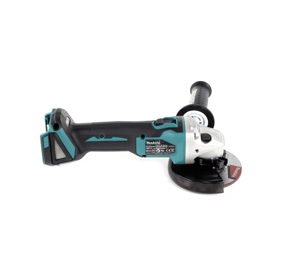 Makita DGA 504 ZJ Akku Winkelschleifer 18 V 125mm Brushless Solo + Makpac - ohne Akku, ohne Ladegerät - Toolbrothers