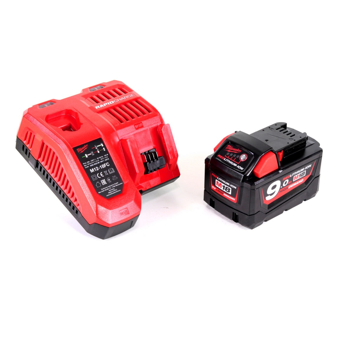 Milwaukee M18 CHM 901C 18 V Brushless Li-Ion Akku Kombi Bohrhammer SDS-Max im Transportkoffer + 1 x 9 Ah Akku + Ladegerät - Toolbrothers