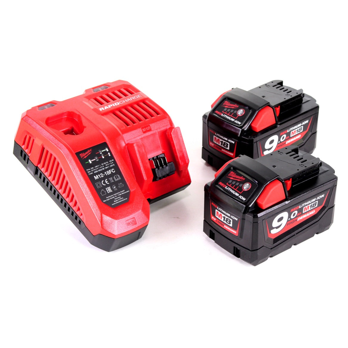 Milwaukee M18 CHM 902C 18 V Brushless Li-Ion Akku Kombi Bohrhammer SDS-Max im Transportkoffer + 2 x 9 Ah Akku + Ladegerät ( 4933451361 ) - Toolbrothers