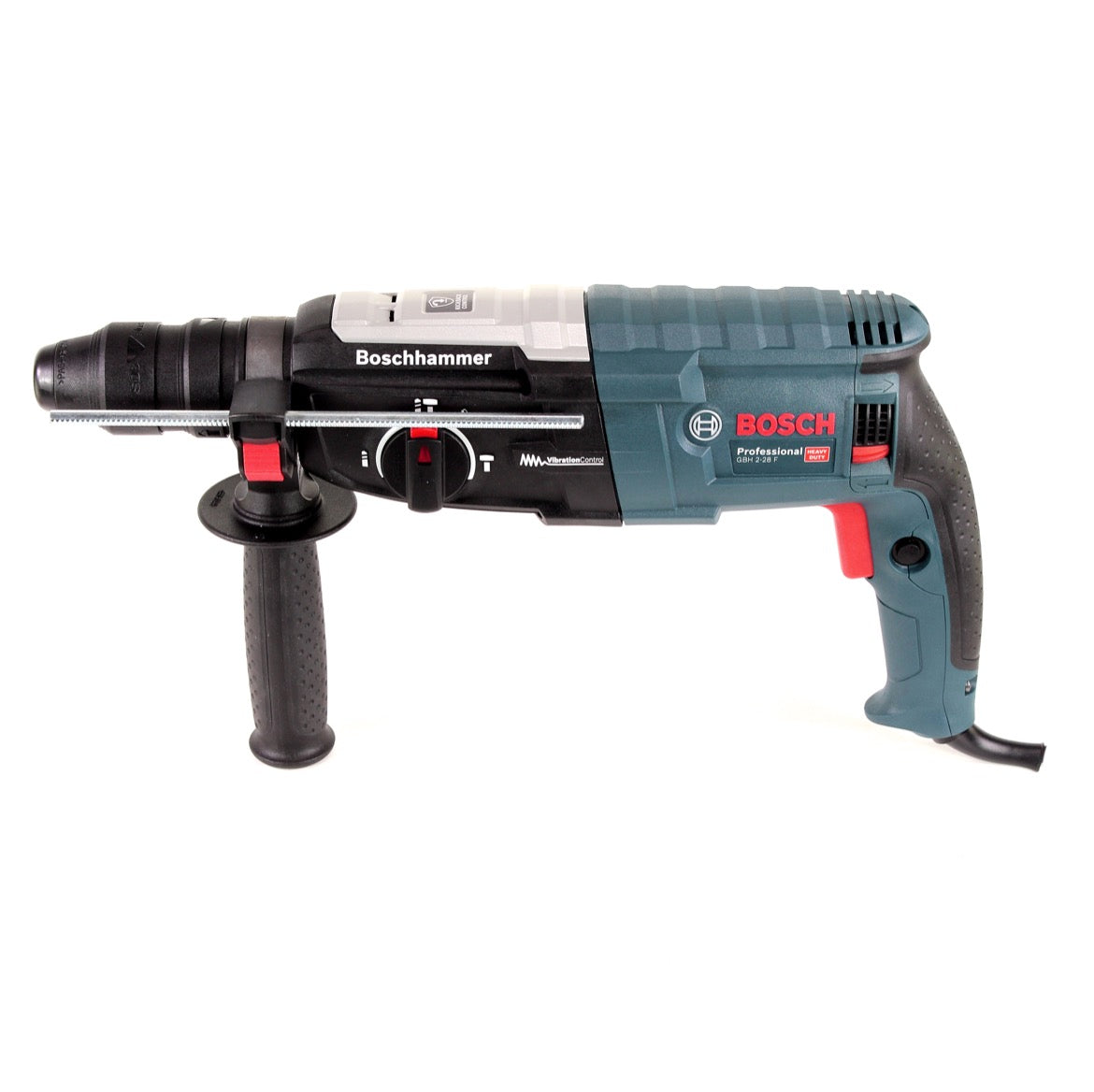 Bosch GBH 2-28 F Bohrhammer Professional mit SDS Plus in L-Boxx + Wechselbohrfutter + Meißel und Bohrer Set ( 0611267672 ) - Toolbrothers