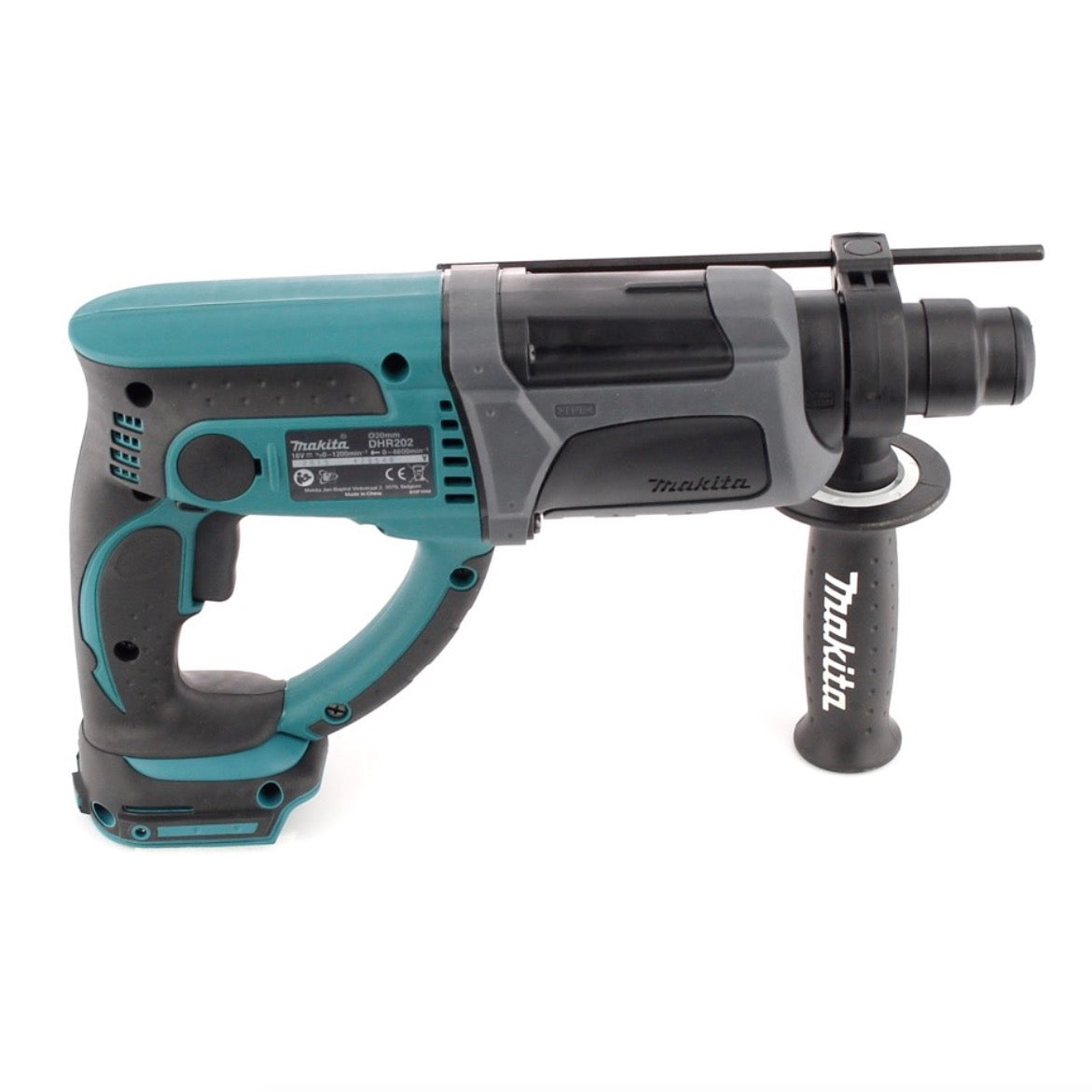 Makita DHR 202 Z 18 V Li-Ion Akku Kombihammer Solo mit SDS Plus + D-42444 SDS-Plus Bohrer-Meißel-Set 17 tlg. im Alu Koffer - Toolbrothers