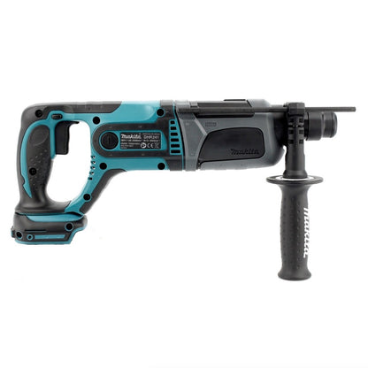 Makita DHR 241 Z 18 V Li-Ion Akku Bohrhammer mit SDS-Plus Aufnahme Solo + Makita D-42444 SDS-Plus Bohrer-Meißel-Set 17 tlg. im Alu Koffer - ohne Akku, ohne Ladegerät - Toolbrothers