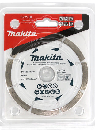 Makita Diamant Trennscheibe für Beton und Gestein 115 x 22,23 mm 10 er Pack D-52750 - Toolbrothers