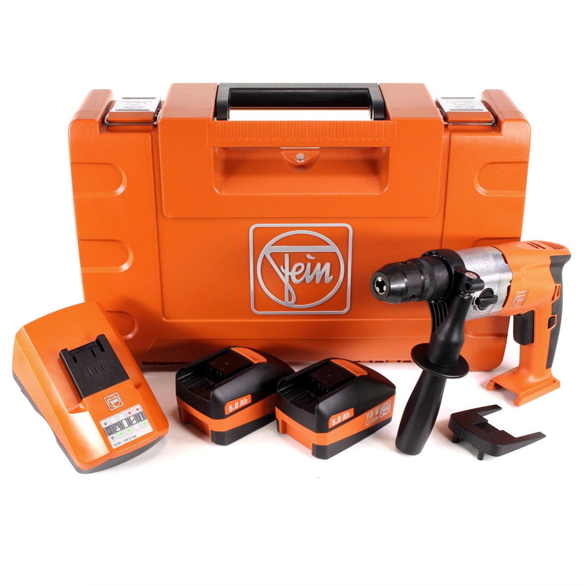 FEIN ABOP 13-2 Brushless 18 V Li-Ion Akku Bohrmaschine mit Metallbohrfutter im Koffer + 2x 5,0 Ah Akku + ALG 50 Ladegerät ( 71050361000 ) - Toolbrothers