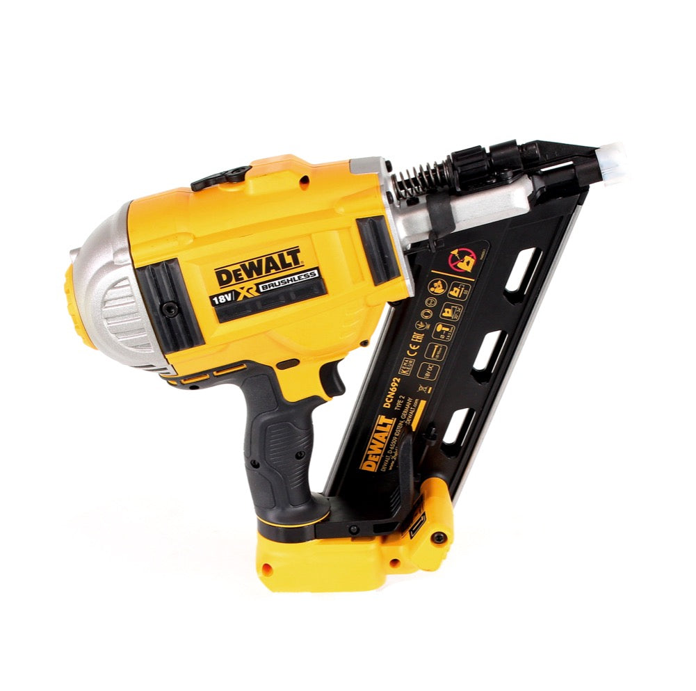 DeWalt DCN 692 N 18 V Akku Streifennagler bürstenlos 9 mm 2 Stufen Solo - ohne Akku, ohne Ladegerät - Toolbrothers