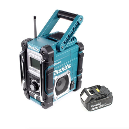 Makita DMR 106 T1 Akku Baustellen Radio 7,2-18V + 1x Akku 5,0Ah - ohne Ladegerät - Toolbrothers