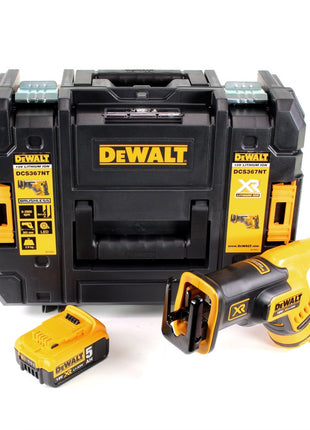 DeWalt DCS 367 NT Akku Reciprosäge Säbelsäge 18V Brushless + 1x Akku 5,0Ah + TSTAK - ohne Ladegerät - Toolbrothers