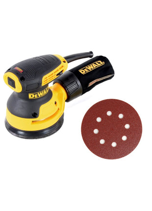 DeWalt DWE 6423 280 Watt Exzenter Schleifer 125 mm + 1x 10er Pack Makita Schleifpapier P 80 Klettb Befestigung (P-43555) - Toolbrothers