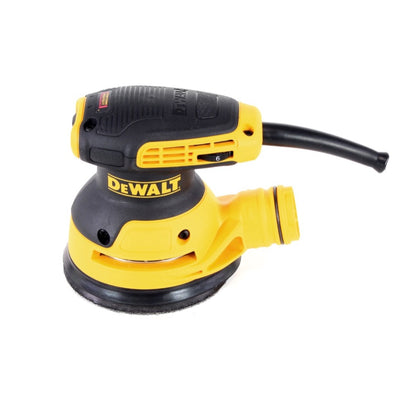 DeWalt DWE 6423 280 Watt Exzenter Schleifer 125 mm + 1x 10er Pack Makita Schleifpapier P 80 Klettb Befestigung (P-43555) - Toolbrothers