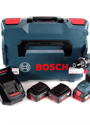 Bosch Professional GSR 18V-28 Akku Bohrschrauber in L-Boxx + 3x GBA 3,0 Ah Akku + Ladegerät AL 1860 CV - Toolbrothers