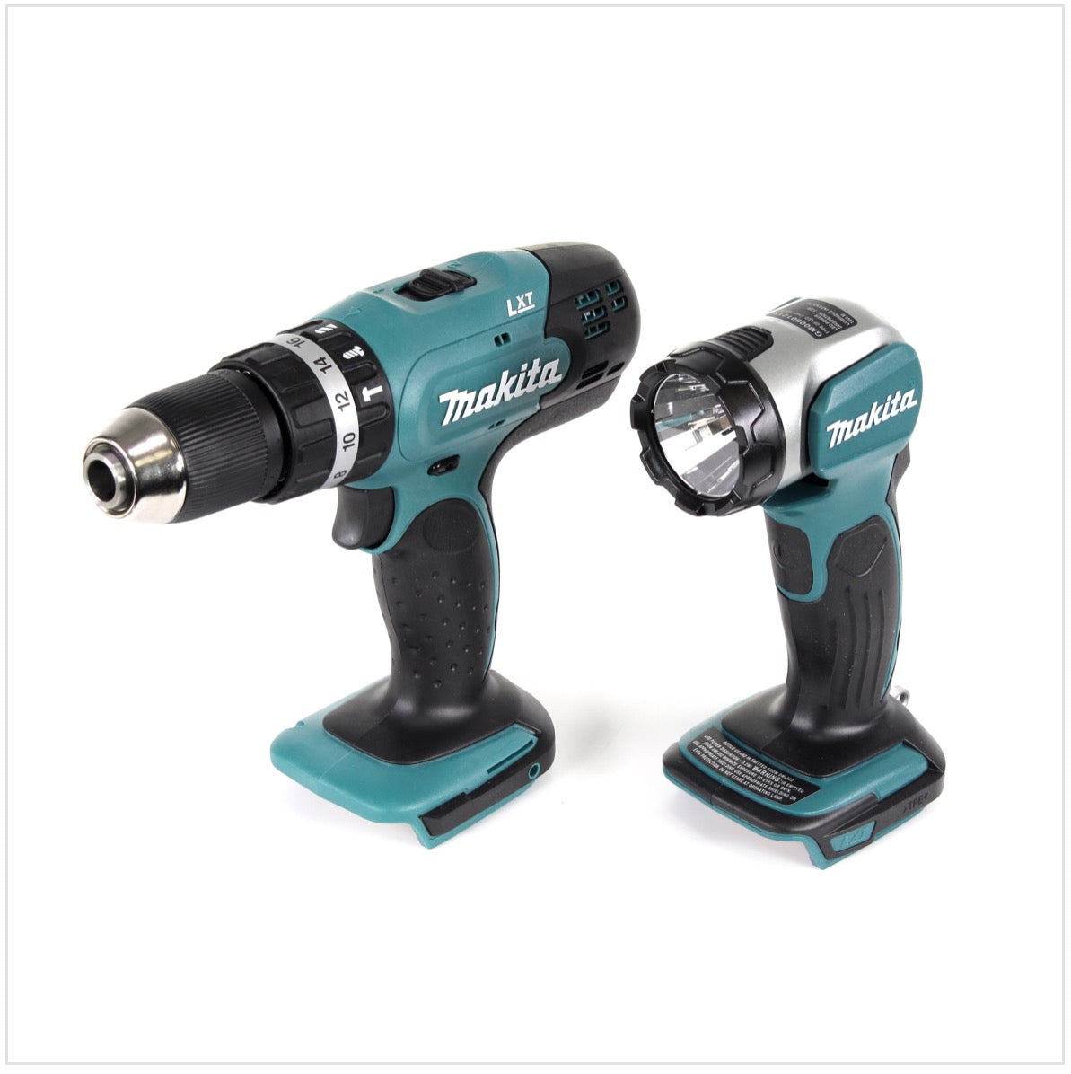 Makita DHP 453 Akku Schlagbohrschrauber 18 V 42Nm im Tanos Systainer® + DML802 Akku Lampe + 60 tlg. Bit/Bohrer Set - Toolbrothers