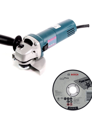 Bosch GWS 850 CE 850 Watt 125 mm Winkelschleifer ( 0601378790 ) + 25 x Bosch AS 60 T INOX BF Trennscheibe 125 x 1,0 mm ( 2608600549 ) - Toolbrothers