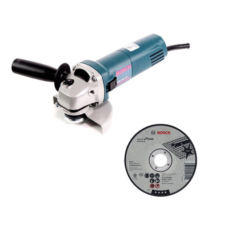 Bosch GWS 850 CE 850 Watt 125 mm Winkelschleifer ( 0601378790 ) + 25 x Bosch AS 60 T INOX BF Trennscheibe 125 x 1,0 mm ( 2608600549 ) - Toolbrothers