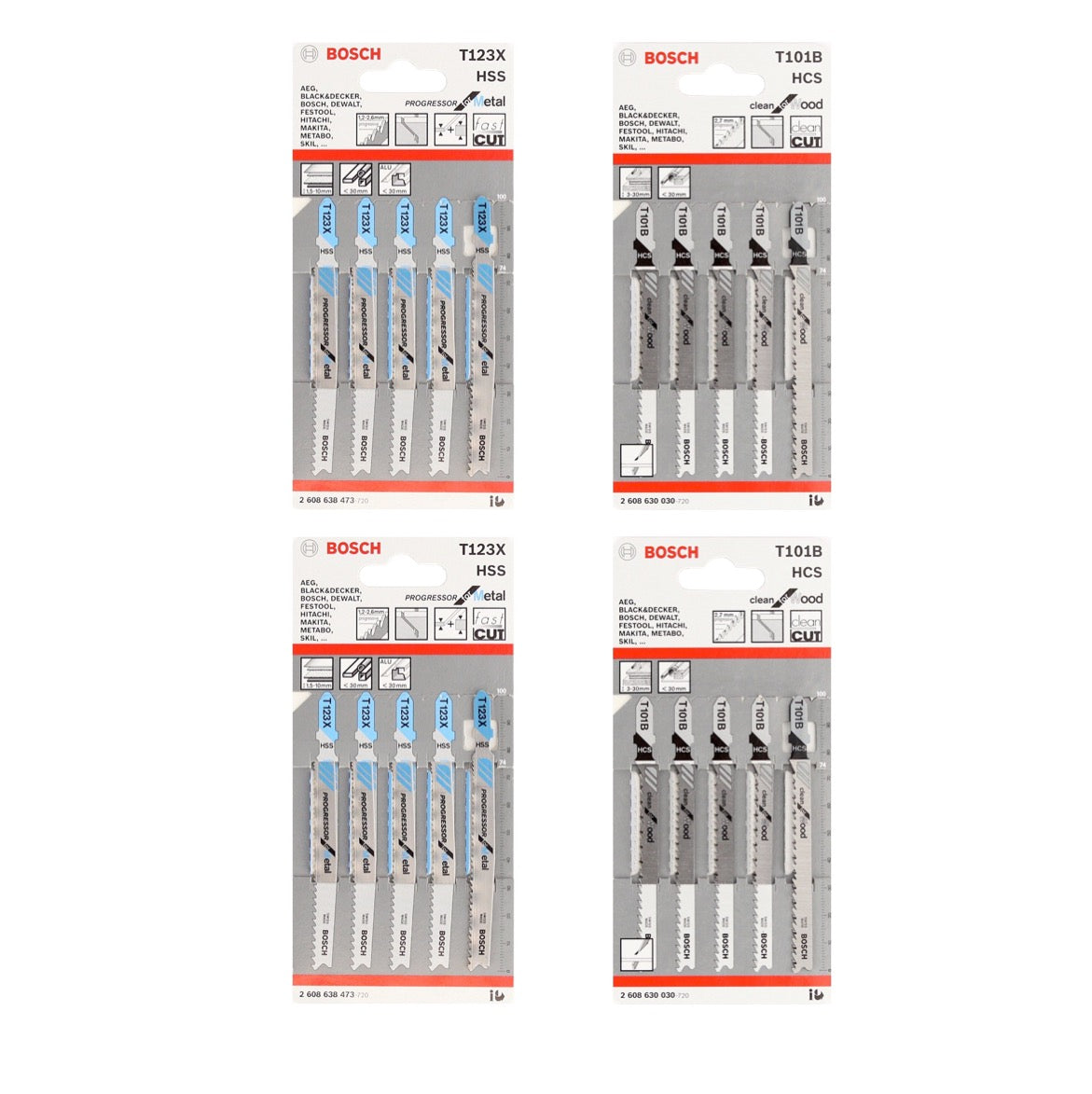 Bosch GST 18 V-Li B Akku Stichsäge in L-Boxx + 2x 5,0 Ah Akku + Ladegerät + 20x Sägeblätter - Toolbrothers