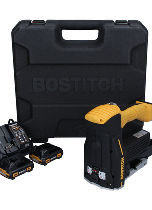 Bostitch DSA-3522-E Akku Kartonverschlusshefter Karton Tacker 12 V + 2x Akku 2,0 Ah + Ladegerät + Koffer - Toolbrothers