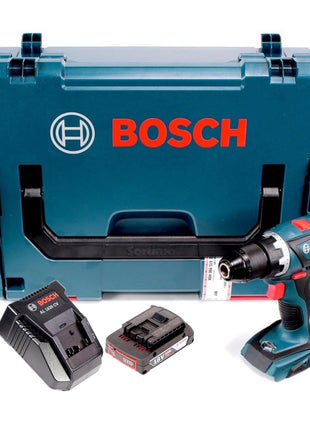 Bosch GSR 18 V-EC Akku Bohrschrauber brushless mit Metallbohrfutter (neue Version von 2016) + 1 x GBA 2 Ah Akku + AL 1820 Ladegerät in L-Boxx - Toolbrothers