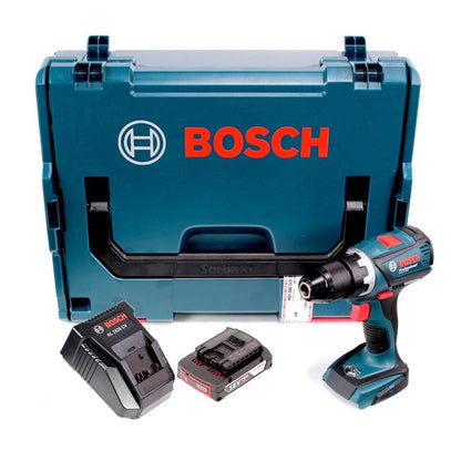 Bosch GSR 18 V-EC Akku Bohrschrauber brushless mit Metallbohrfutter (neue Version von 2016) + 1 x GBA 2 Ah Akku + AL 1820 Ladegerät in L-Boxx - Toolbrothers