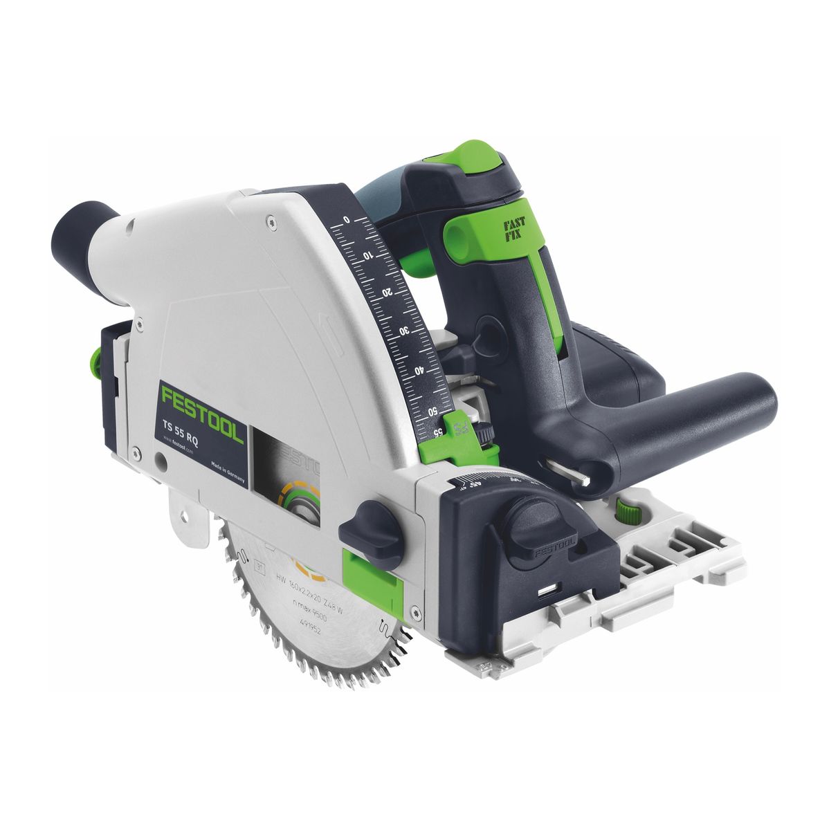 Festool TS 55 REBQ-PLUS Tauchsäge 1200W 160 mm im Systainer ( 561551 ) + Extra Sägeblatt HW - Toolbrothers