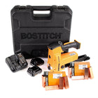 Bostitch DSA-3522-E 10,8 V Akku Kartonverschlusshefter im Koffer + 2x 1,5 Ah Akku + Ladegerät + 4000 Stk. Kartonklammern - Toolbrothers