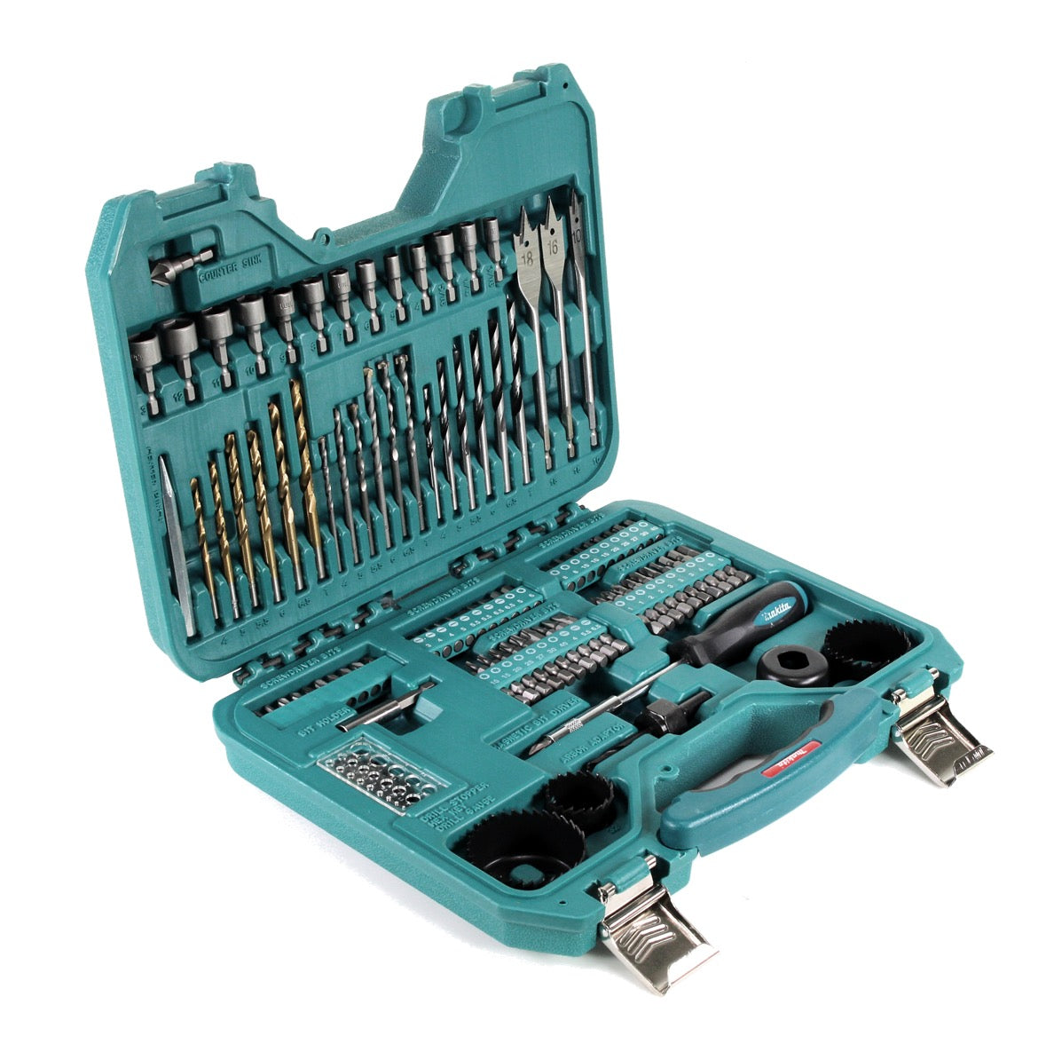 Makita DHP 453 ZJ Akku Schlagbohrschrauber 18 V 42 Nm + 101 tlg. Bit, Bohrer & Steckschlüssel Set + Makpac - ohne Akku, ohne Ladegerät - Toolbrothers