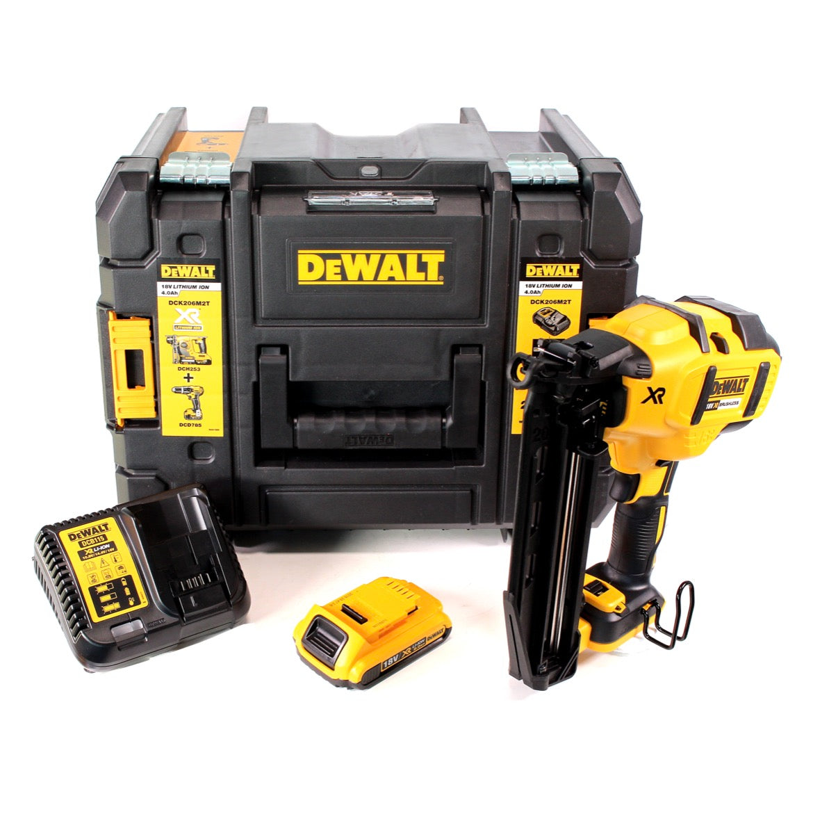 DeWalt DCN 660 D1 Akku Nagler 18V 32 - 63mm Brushless + 1x Akku 2,0Ah + Ladegerät + Koffer - Toolbrothers