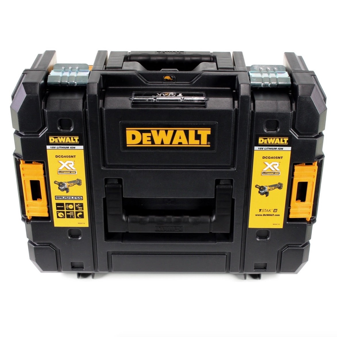 DeWalt DCG 405 M1 Akku Winkelschleifer 18V 125mm Brushless + 1x Akku 4,0Ah + Ladegerät + TSTAK - Toolbrothers