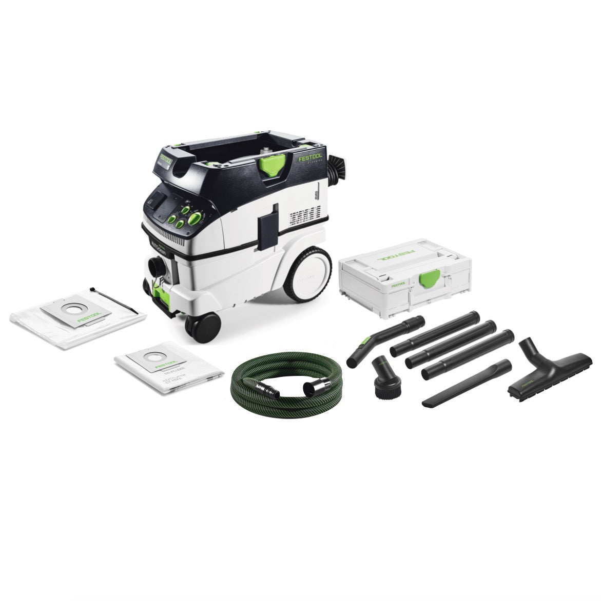 Festool CTM 26 E AC CLEANTEC Absaugmobil 26 l Staubkl. M + Reinigungsset RS-ST D 27/36-Plus im Systainer - Toolbrothers