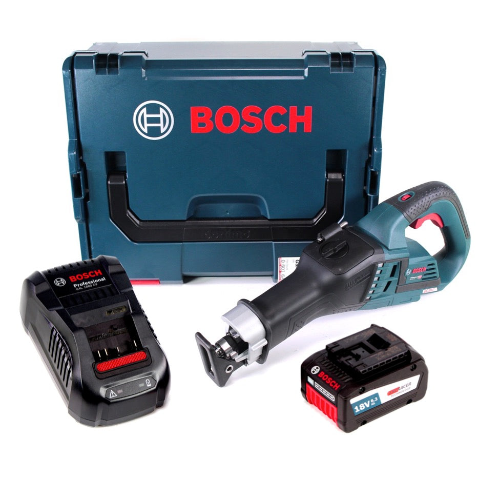 Bosch GSA 18V-32 Professional Akku Recipro- / Säbelsäge brushless in L-Boxx + 1x 6,3 Ah Akku EneRacer + Ladegerät - Toolbrothers