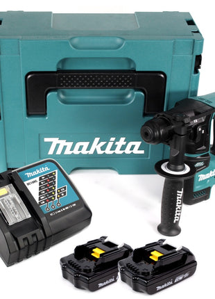 Makita DHR 171 RYJ 18 V 2-stufig Brushless Akku Bohrhammer SDS Plus + 2x Akku 1,5 Ah + Ladegerät - Toolbrothers