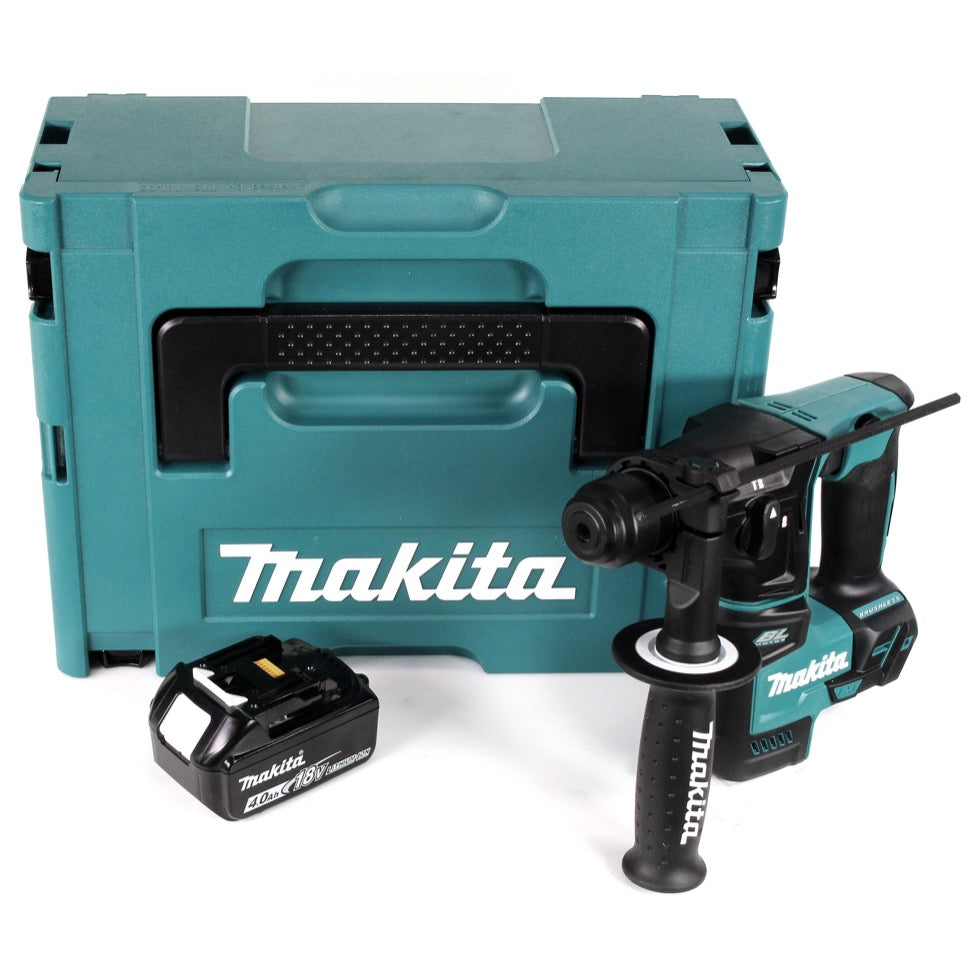 Makita DHR 171 M1J Akku Bohrhammer Brushless SDS Plus 18 V 1,2J + 1x Akku 4,0Ah + Makpac - ohne Ladegerät - Toolbrothers