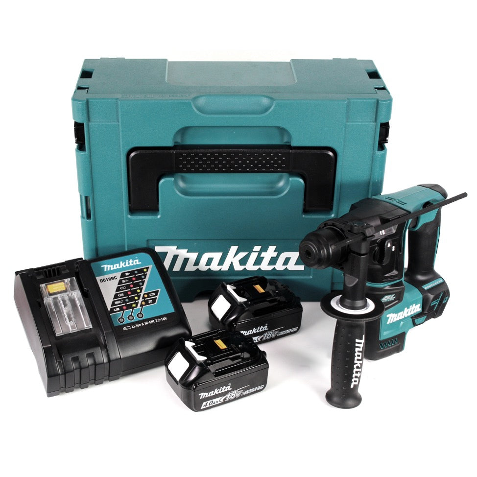 Makita DHR 171 RMJ Akku Bohrhammer Brushless SDS Plus 18 V 1,2J + 2x Akku 4,0Ah + Ladegerät + Makpac - Toolbrothers