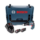 Bosch GTB 12V-11 Akku Trockenbauschrauber 12V 11Nm brushless + 2x Akku 3,0Ah + Ladegerät + L-Boxx - Toolbrothers