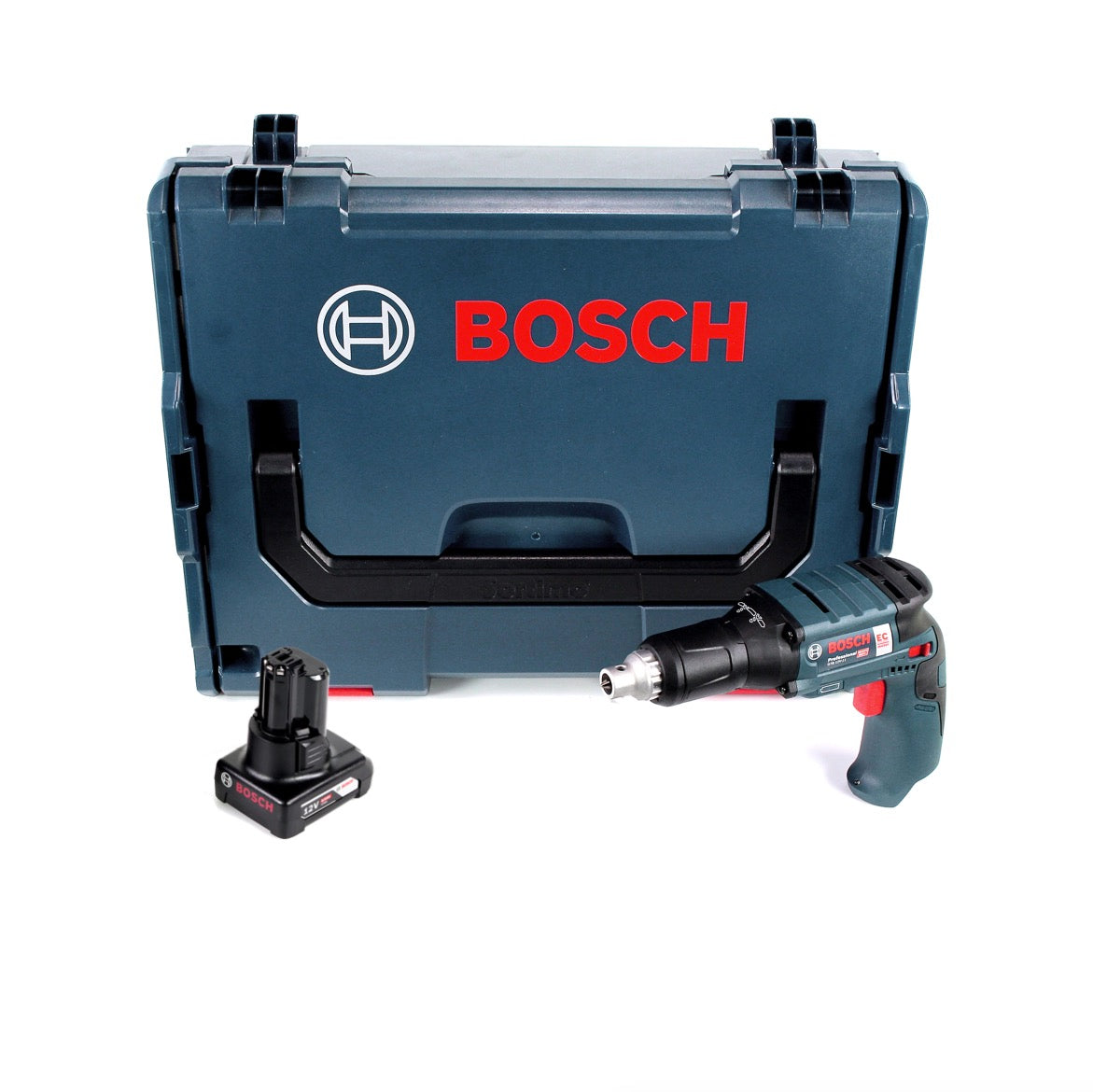 Bosch GTB 12V-11 Akku Trockenbauschrauber 12V 11Nm brushless + 1x Akku 6,0Ah + L-BOXX  - ohne Ladegerät - Toolbrothers