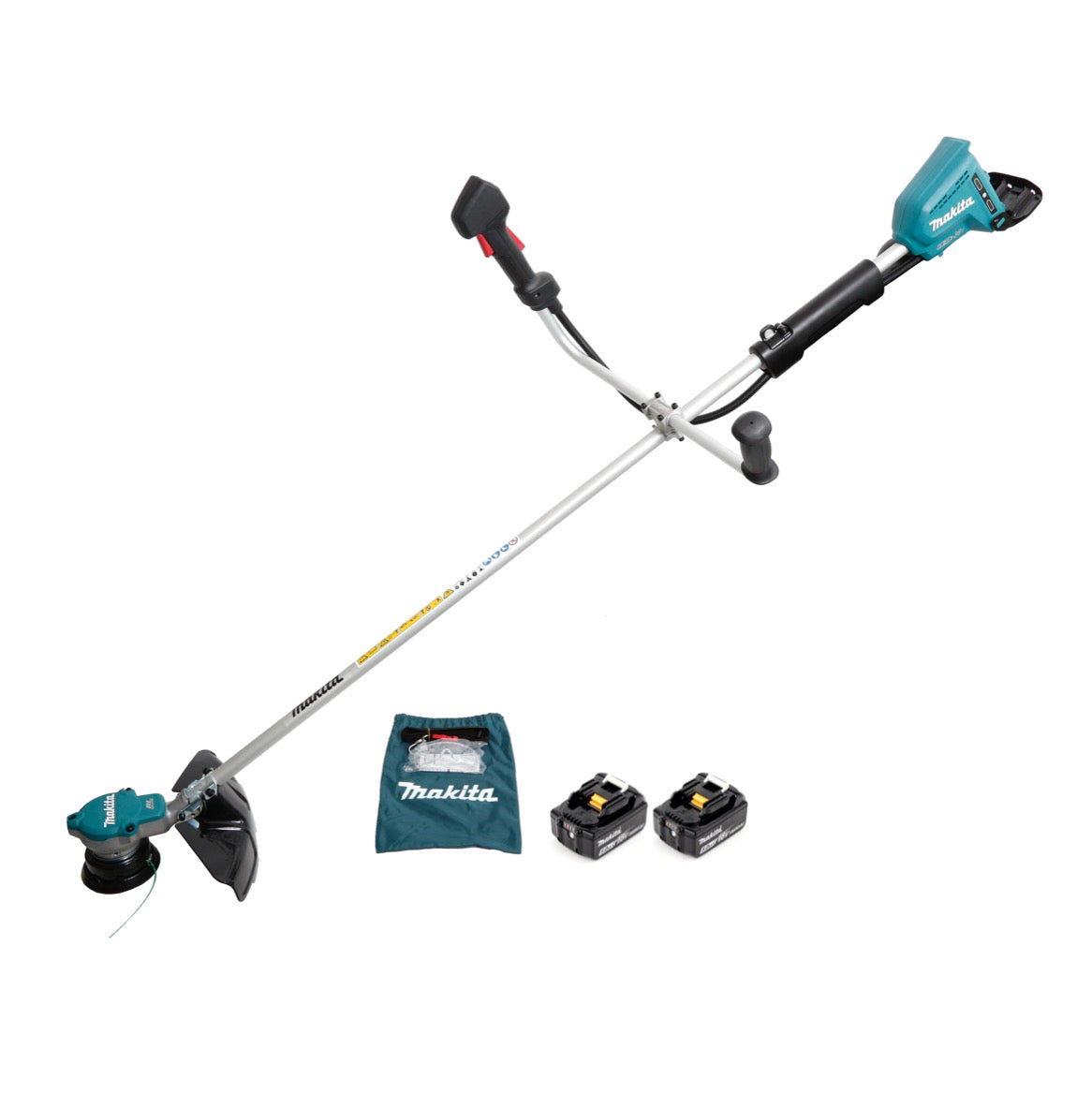 Makita DUR 365 LT2 Akku Motorsense 36V ( 2x18V) 300mm Brushless + 2x Akku 5,0Ah - ohne Ladegerät - Toolbrothers