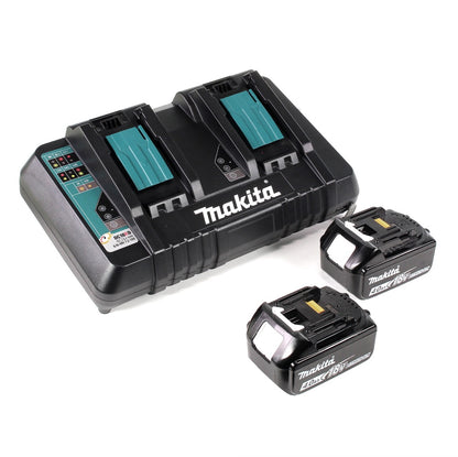 Makita DUB 362 PM Akku Laubbläser 36V + 2x Akkus 4,0 Ah + Doppellladegerät - Toolbrothers