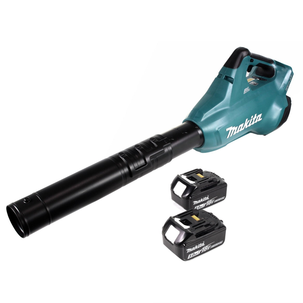 Makita DUB 362 T 2x18 Volt Akku Laubbläser Akku-Gebläse + 2x 5 Ah Akku - ohne Ladegerät - Toolbrothers