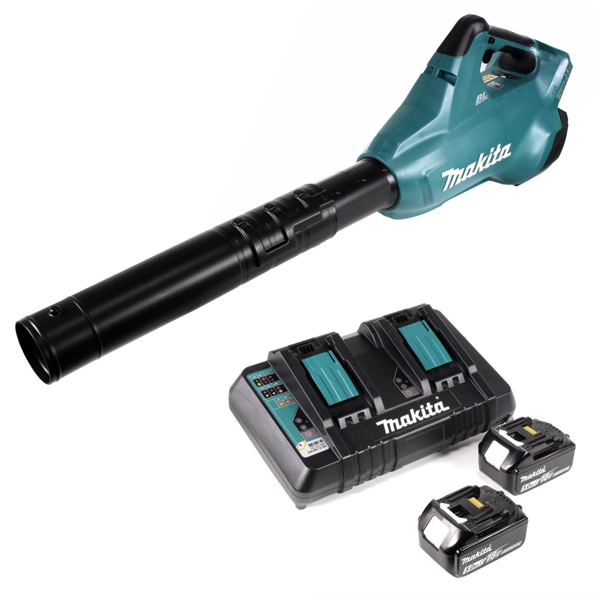 Makita DUB 362 PT Akku Laubbläser 36V + 2x Akkus 5,0Ah + Doppellladegerät - Toolbrothers