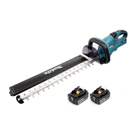 Makita DUH 551 T Akku Heckenschere 36V 550mm + 2x Akku 5,0Ah - ohne Ladegerät - Toolbrothers