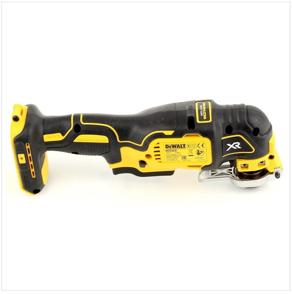 DeWalt DCS 355 N Akku Oszillierer Multitool 18 V Brushless + 29 tlg. Zubehör + 6x Sägeblätter - ohne Akku, ohne Ladegerät - Toolbrothers