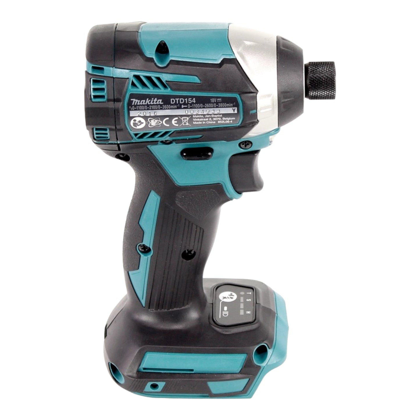 Makita DTD 154 SF1J-R Akku Schlagschrauber 18 V 1/4" 175Nm Brushless + 1x Akku 3,0 Ah + Ladegerät + RHINO