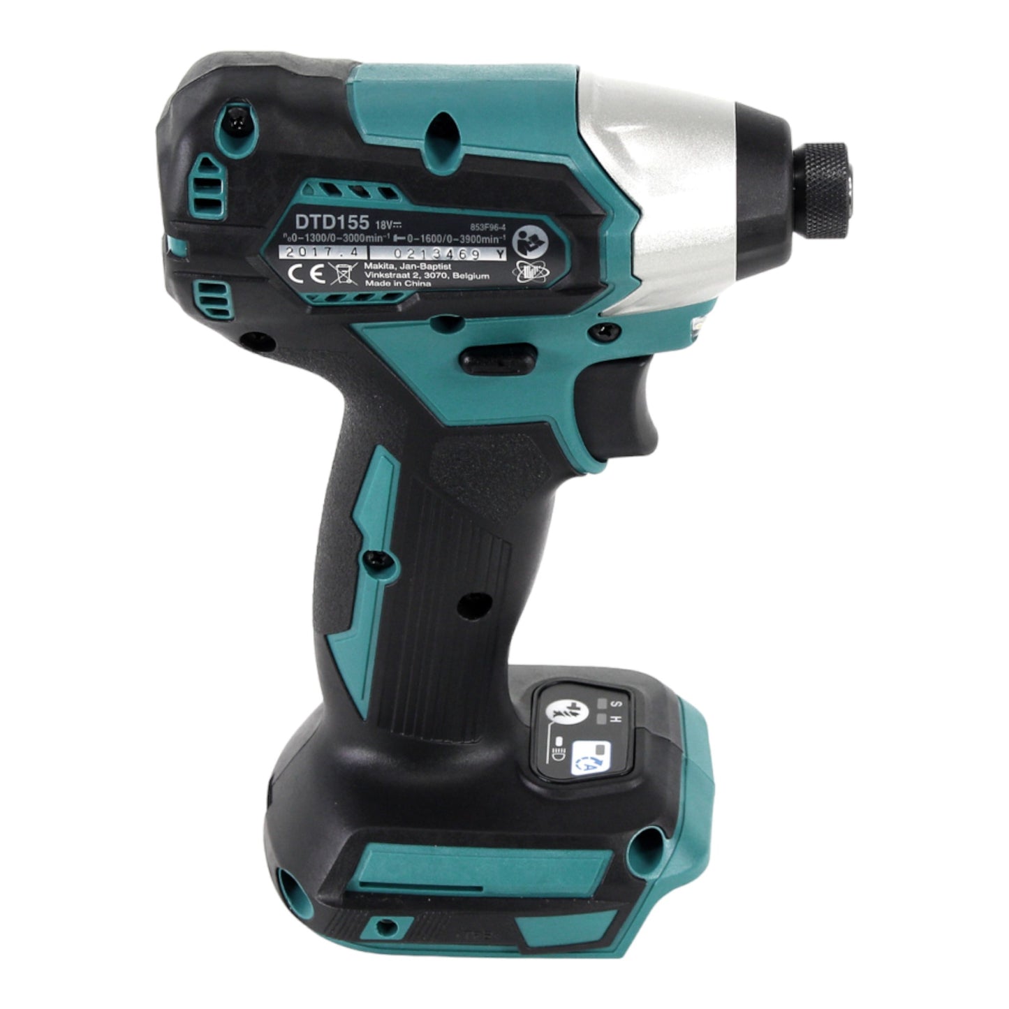 Makita DTD 155 SFJ-R Akku Schlagschrauber 18 V 140Nm Brushless + 2x Akku 3,0 Ah + Ladegerät + RHINO